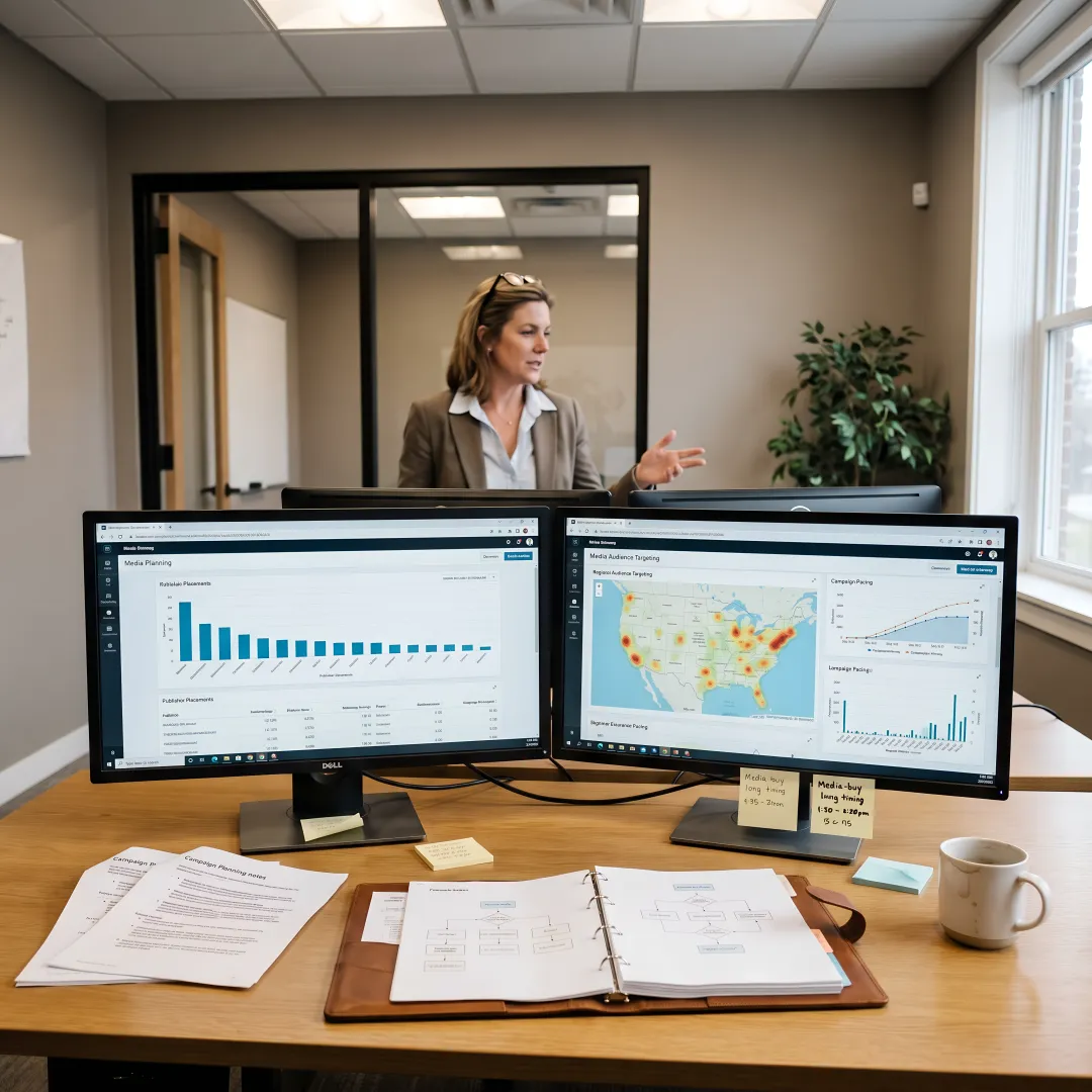 Strategic media placement planning across digital and traditional channels