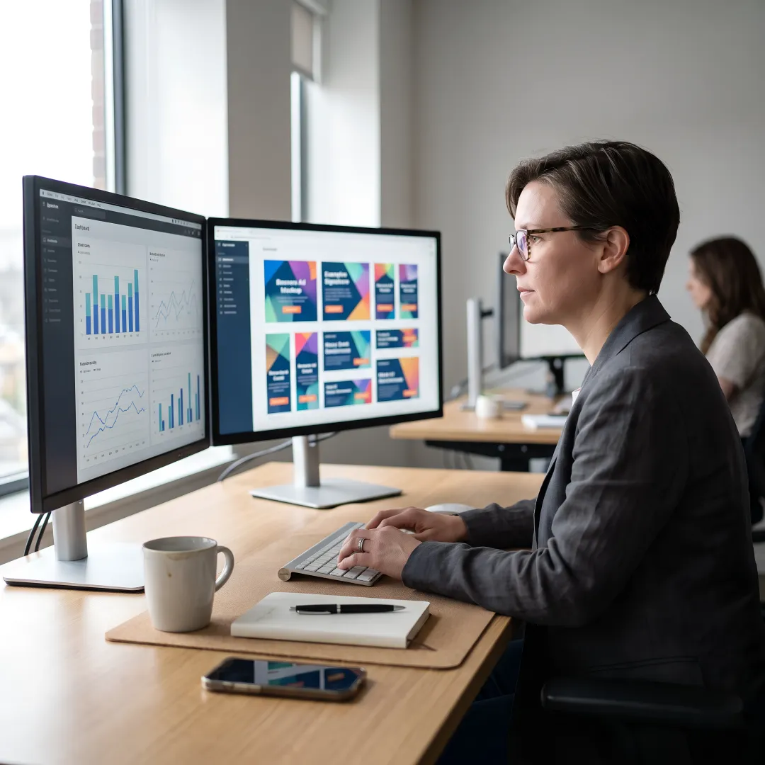 Display advertising strategy dashboard