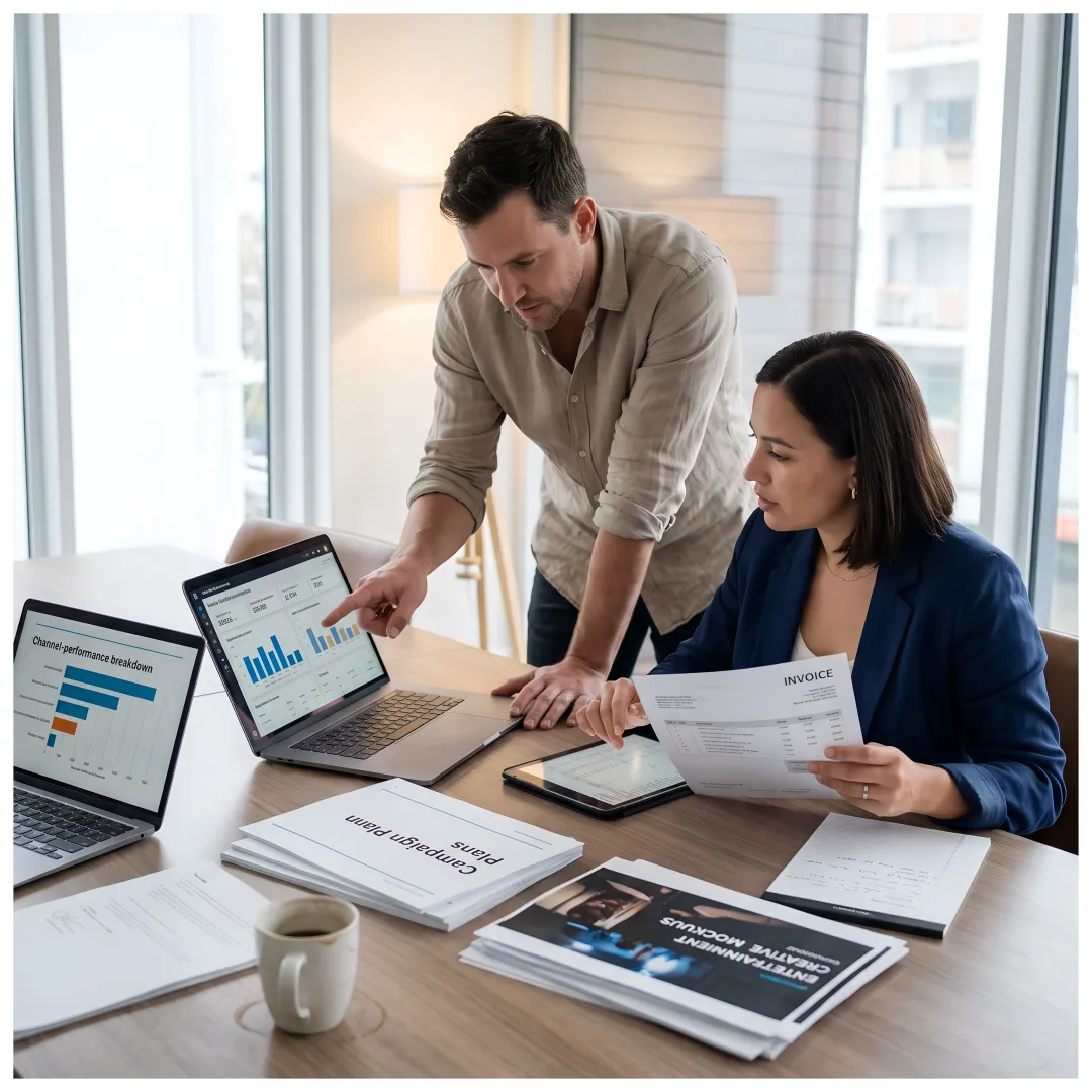 Media account services strategy session