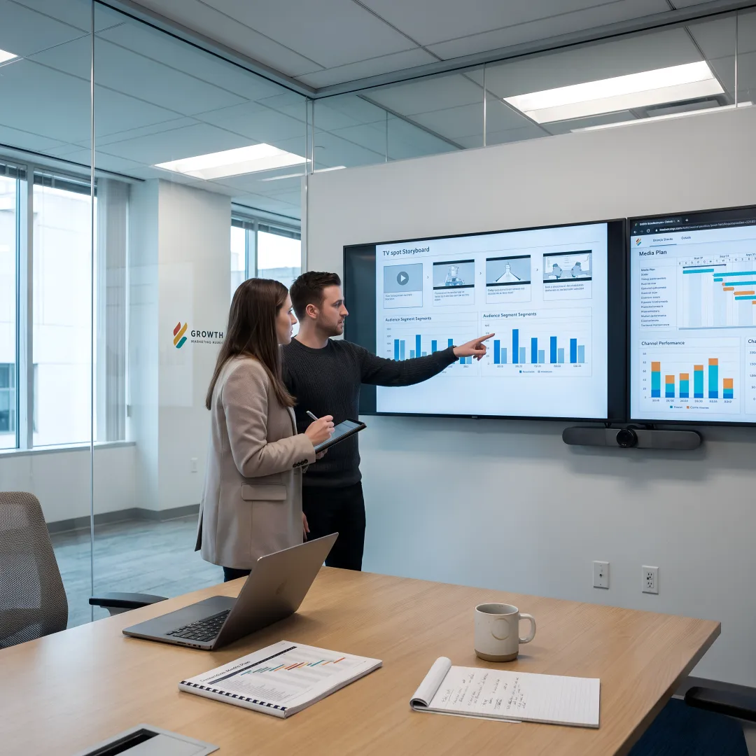 Integrated TV and digital advertising strategy