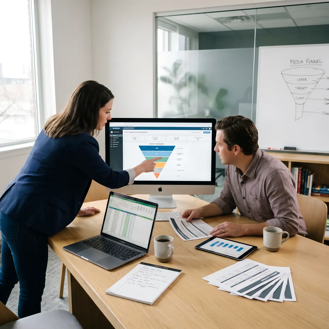 Senior care franchise lead generation strategy meeting