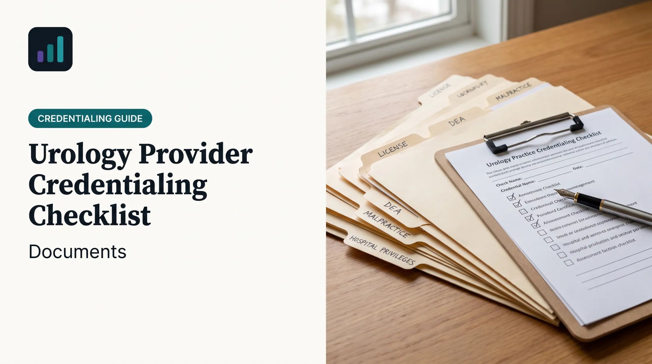 Urology Provider Credentialing Checklist: Documents