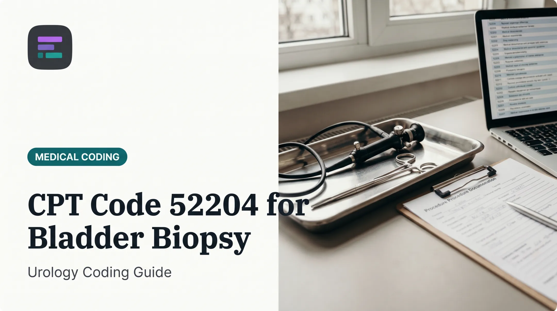 CPT Code 52204 for Bladder Biopsy: Urology Coding Guide