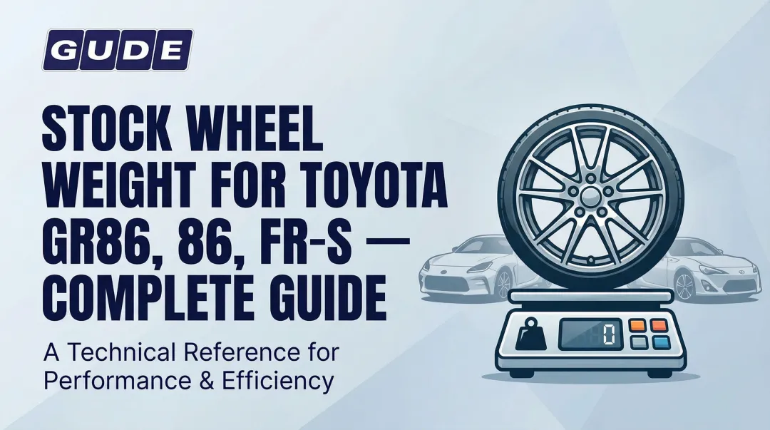 Stock Wheel Weight for Toyota GR86, 86, FR-S — Complete Guide