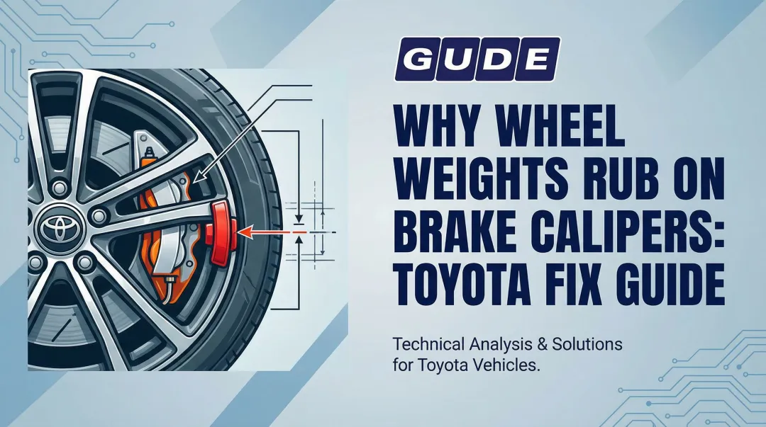 Why Wheel Weights Rub on Brake Calipers: Toyota Fix Guide