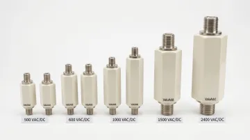 ValuAdd hexagonal stand-off insulators range showing voltage class options for busbar systems