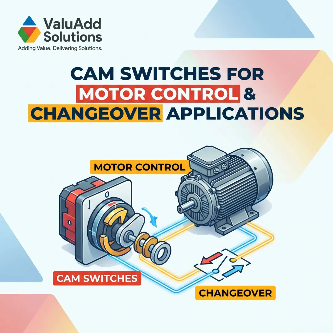 Cam Switches for Motor Control & Changeover Applications