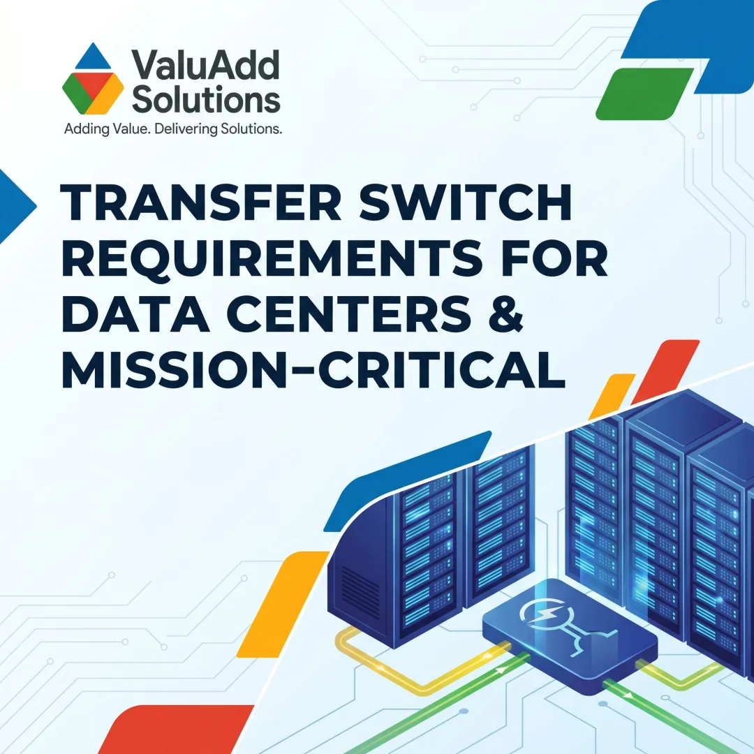 Transfer Switch Requirements for Data Centers & Mission-Critical