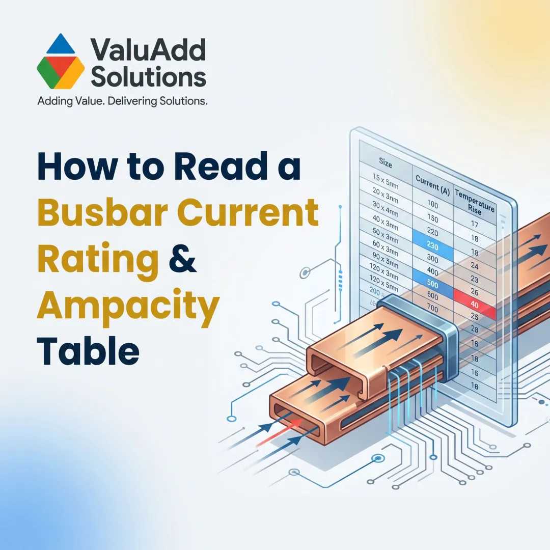 How to Read a Busbar Current Rating & Ampacity Table