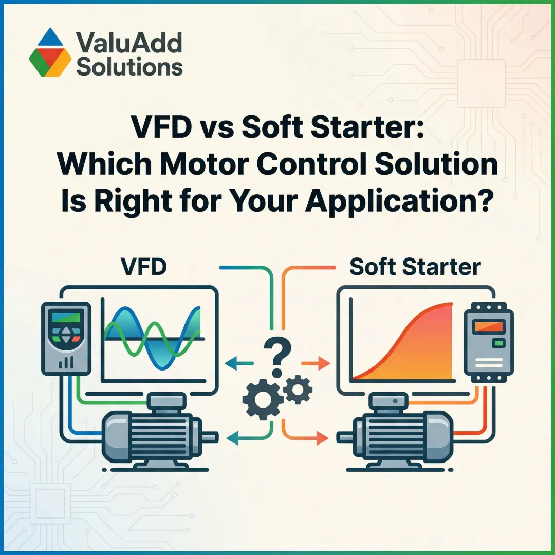 VFD vs Soft Starter: Which Motor Control Solution Is Right for Your Application?