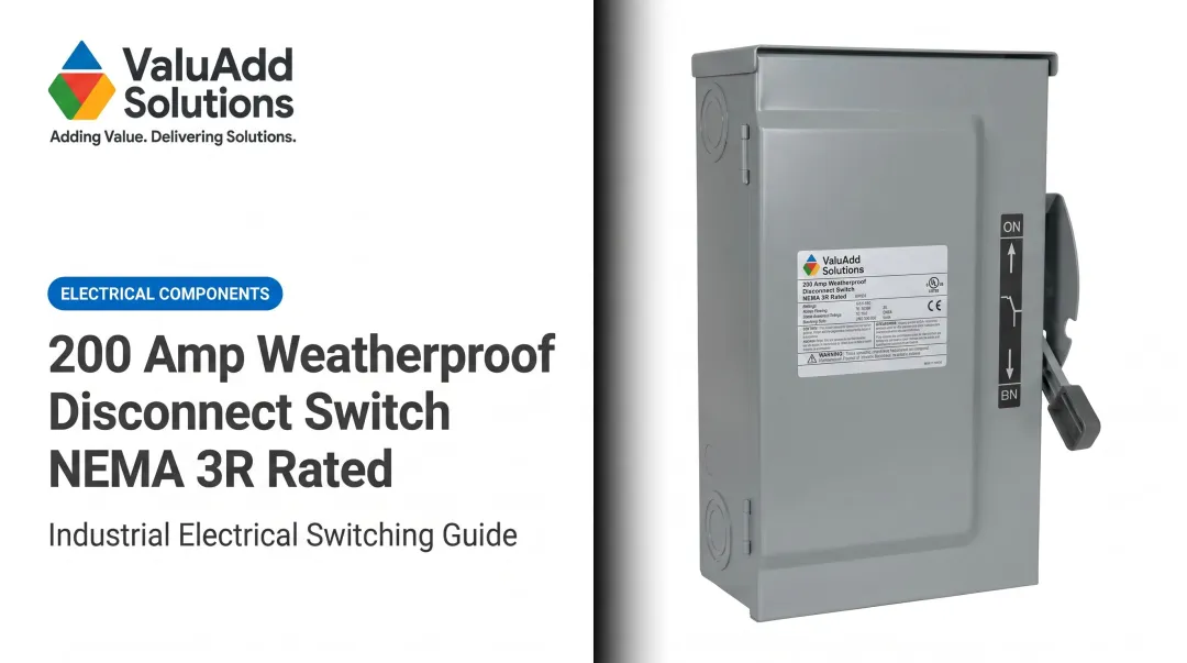 200 Amp Weatherproof Disconnect Switch NEMA 3R Rated