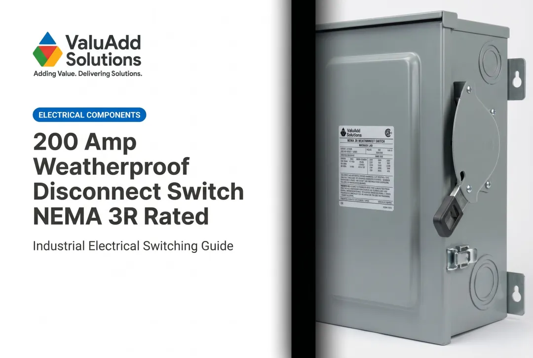 200 Amp Weatherproof Disconnect Switch NEMA 3R Rated