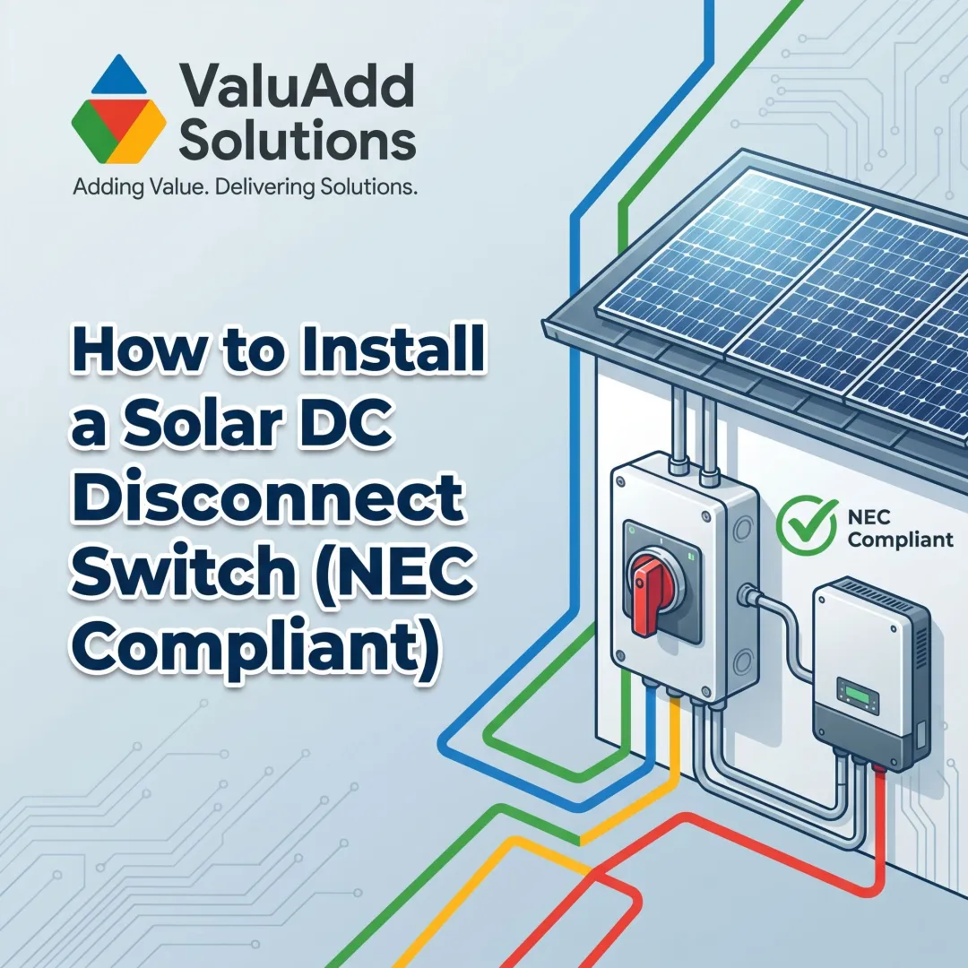 How to Install a Solar DC Disconnect Switch (NEC Compliant)