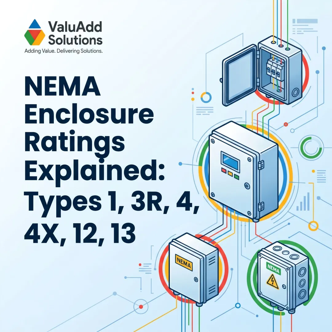 NEMA Enclosure Ratings Explained: Types 1, 3R, 4, 4X, 12, 13