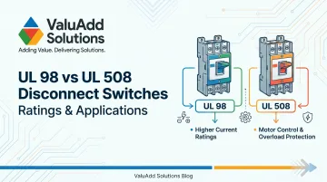 UL 98 vs UL 508 Disconnect Switches: Ratings & Applications