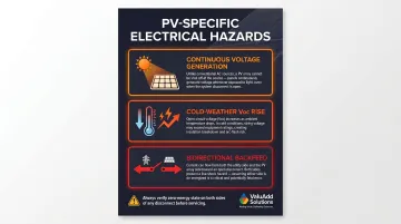 Three unique PV system electrical hazards distinguishing solar from conventional installations