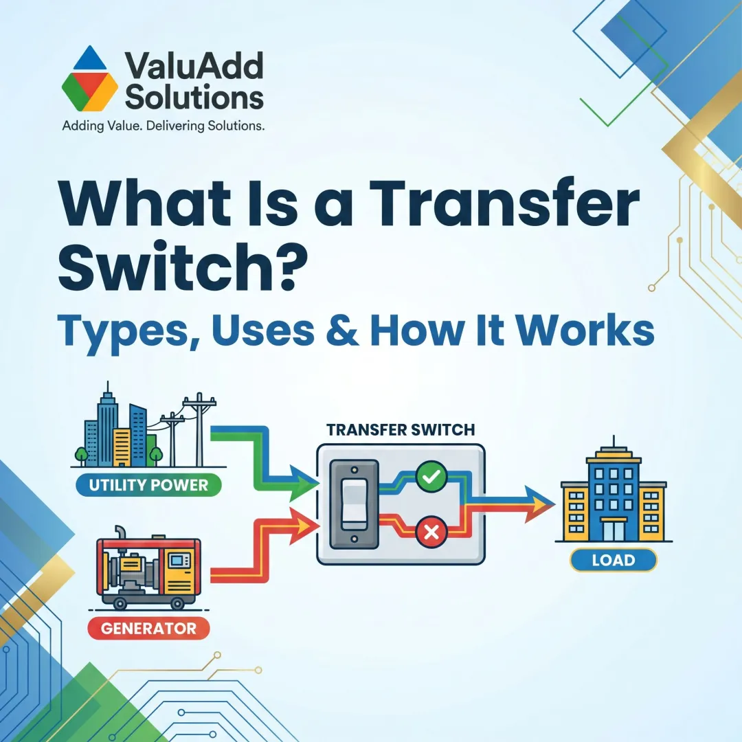 What Is a Transfer Switch? Types, Uses & How It Works