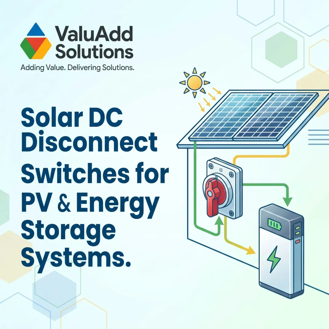 Solar DC Disconnect Switches for PV & Energy Storage Systems