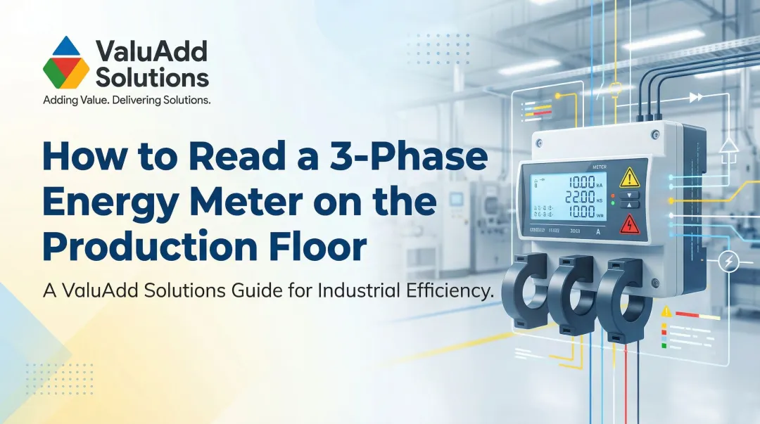 Cover image for How to Read a 3-Phase Energy Meter on the Production Floor