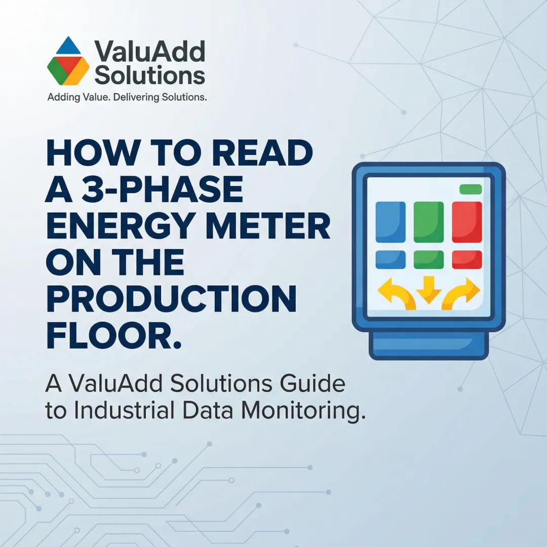 How to Read a 3-Phase Energy Meter on the Production Floor