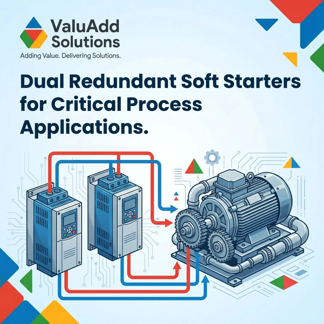 Dual Redundant Soft Starters for Critical Process Applications