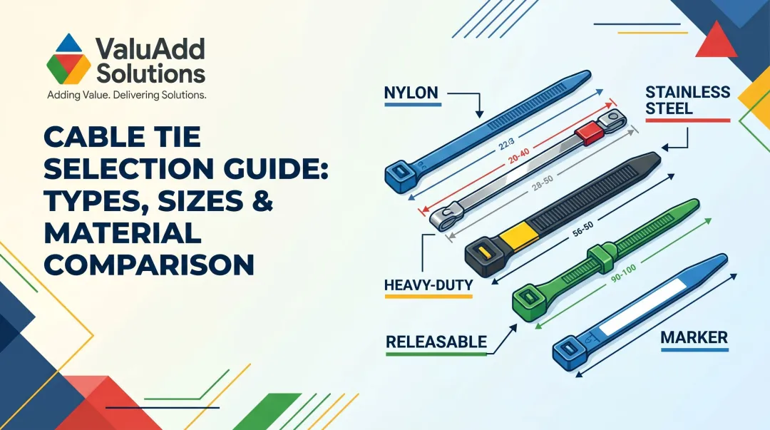Cable Tie Selection Guide: Types, Sizes & Material Comparison