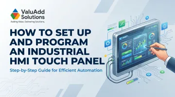How to Set Up and Program an Industrial HMI Touch Panel