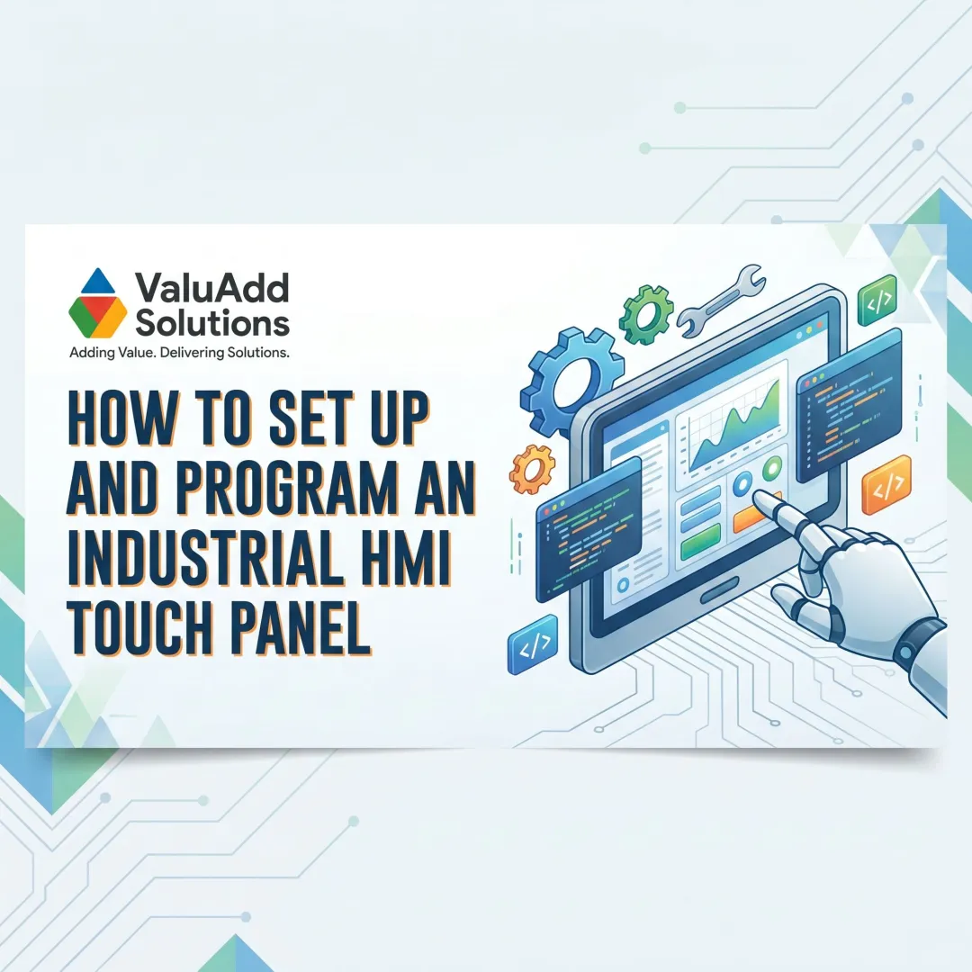 How to Set Up and Program an Industrial HMI Touch Panel