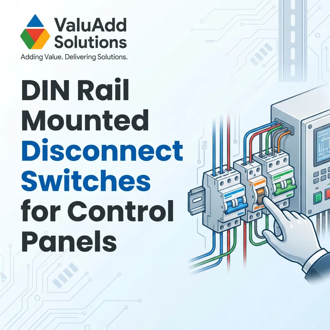 DIN Rail Mounted Disconnect Switches for Control Panels