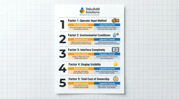 Five-factor HMI panel selection decision framework for industrial applications