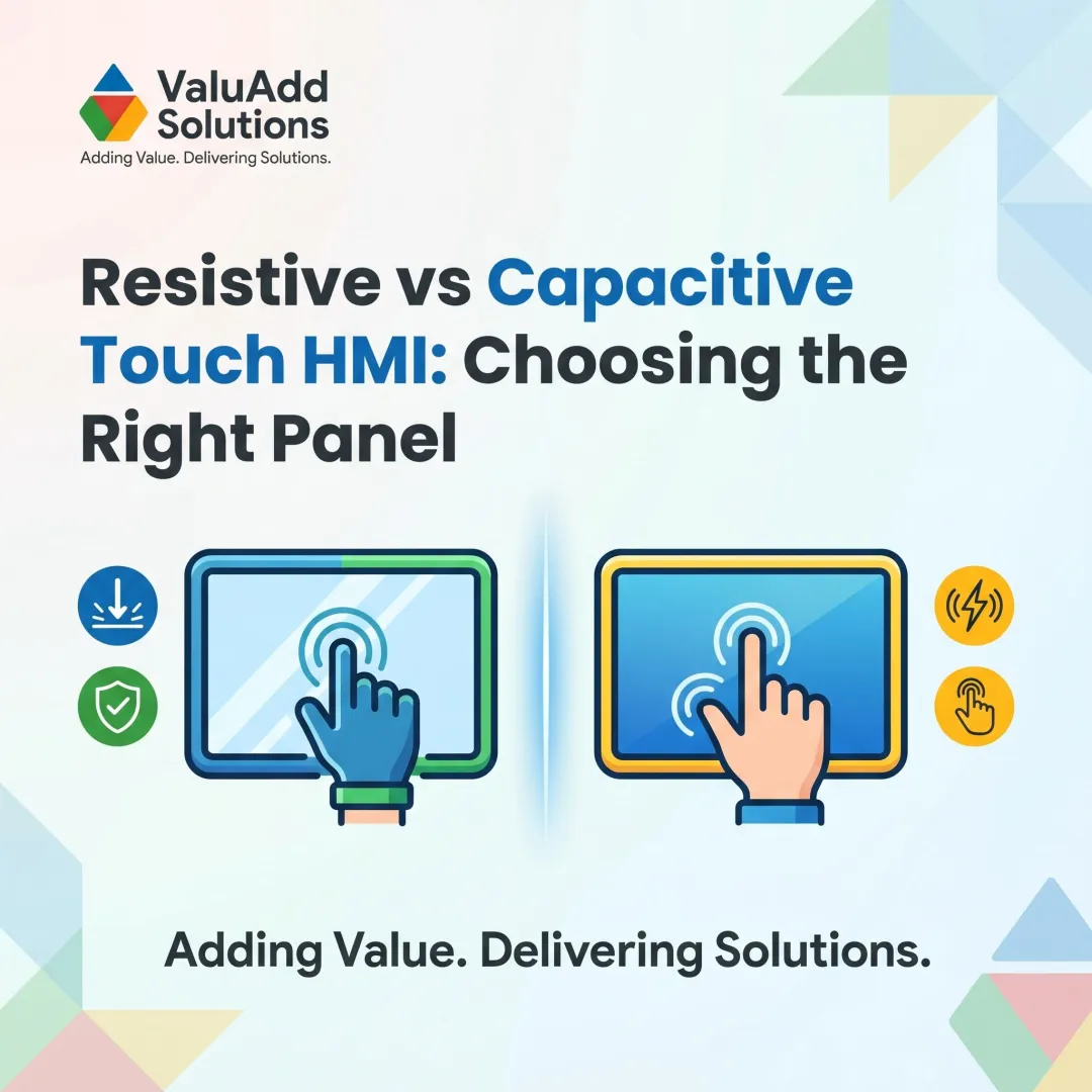Resistive vs Capacitive Touch HMI: Choosing the Right Panel