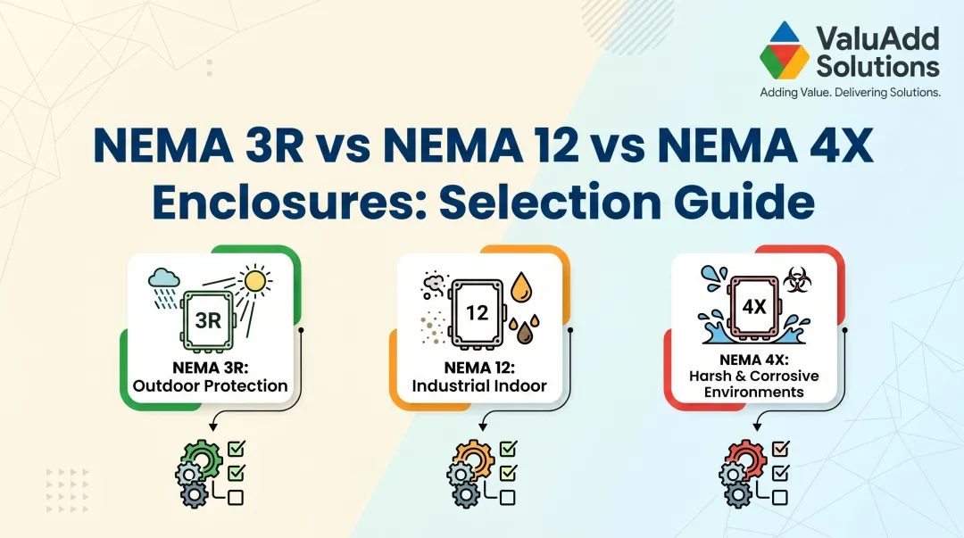 NEMA 3R vs NEMA 12 vs NEMA 4X Enclosures: Selection Guide