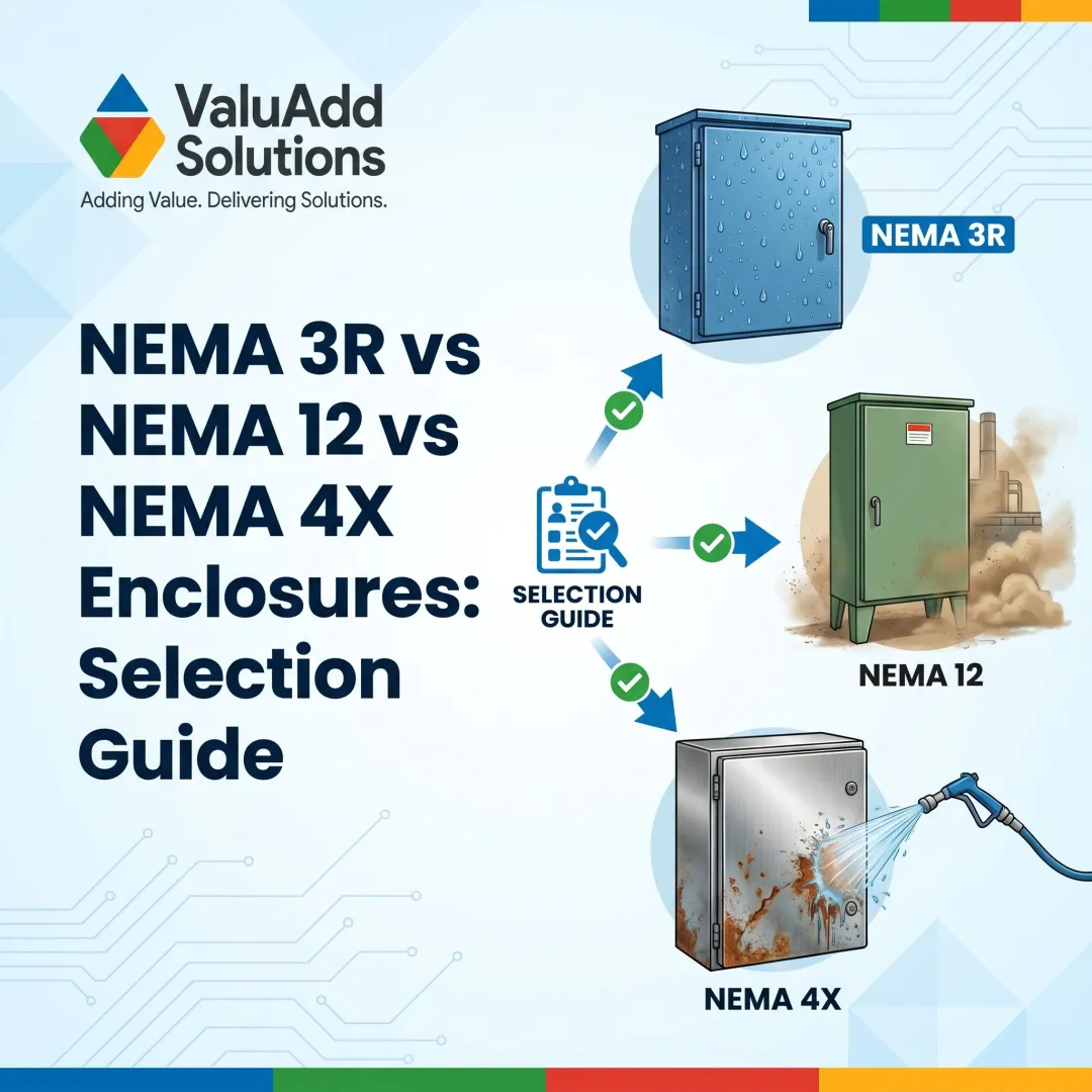 NEMA 3R vs NEMA 12 vs NEMA 4X Enclosures: Selection Guide