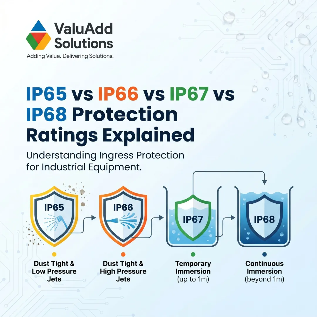 IP65 vs IP66 vs IP67 vs IP68 Protection Ratings Explained