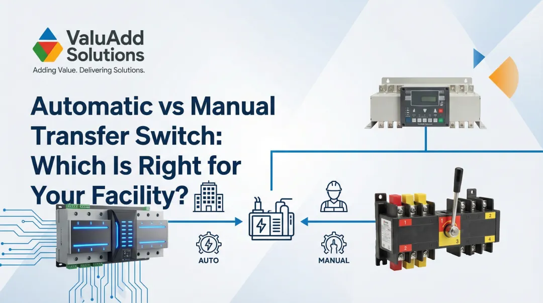 Cover image for Automatic vs Manual Transfer Switch: Which Is Right for Your Facility?
