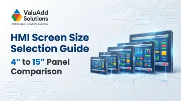 HMI Screen Size Selection Guide: 4" to 15" Panel Comparison