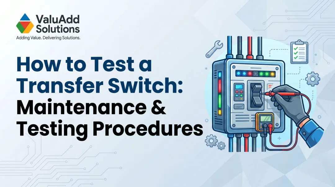 How to Test a Transfer Switch: Maintenance & Testing Procedures