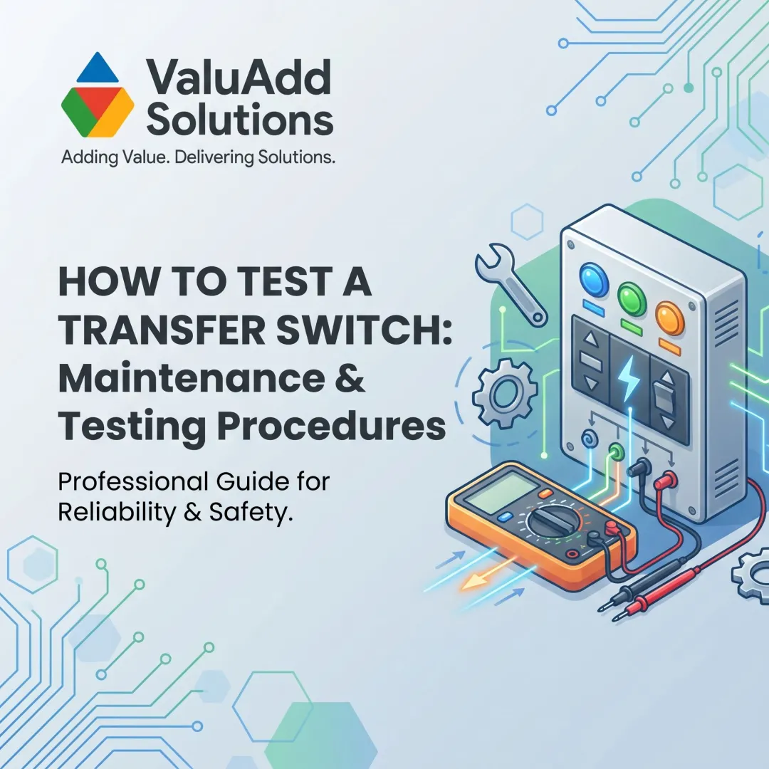 How to Test a Transfer Switch: Maintenance & Testing Procedures