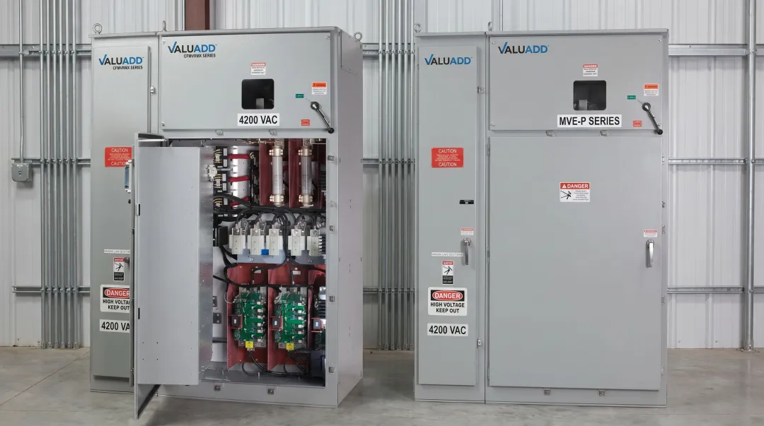 ValuAdd medium voltage soft starter product line CFMVRMX and MVE-P Series units