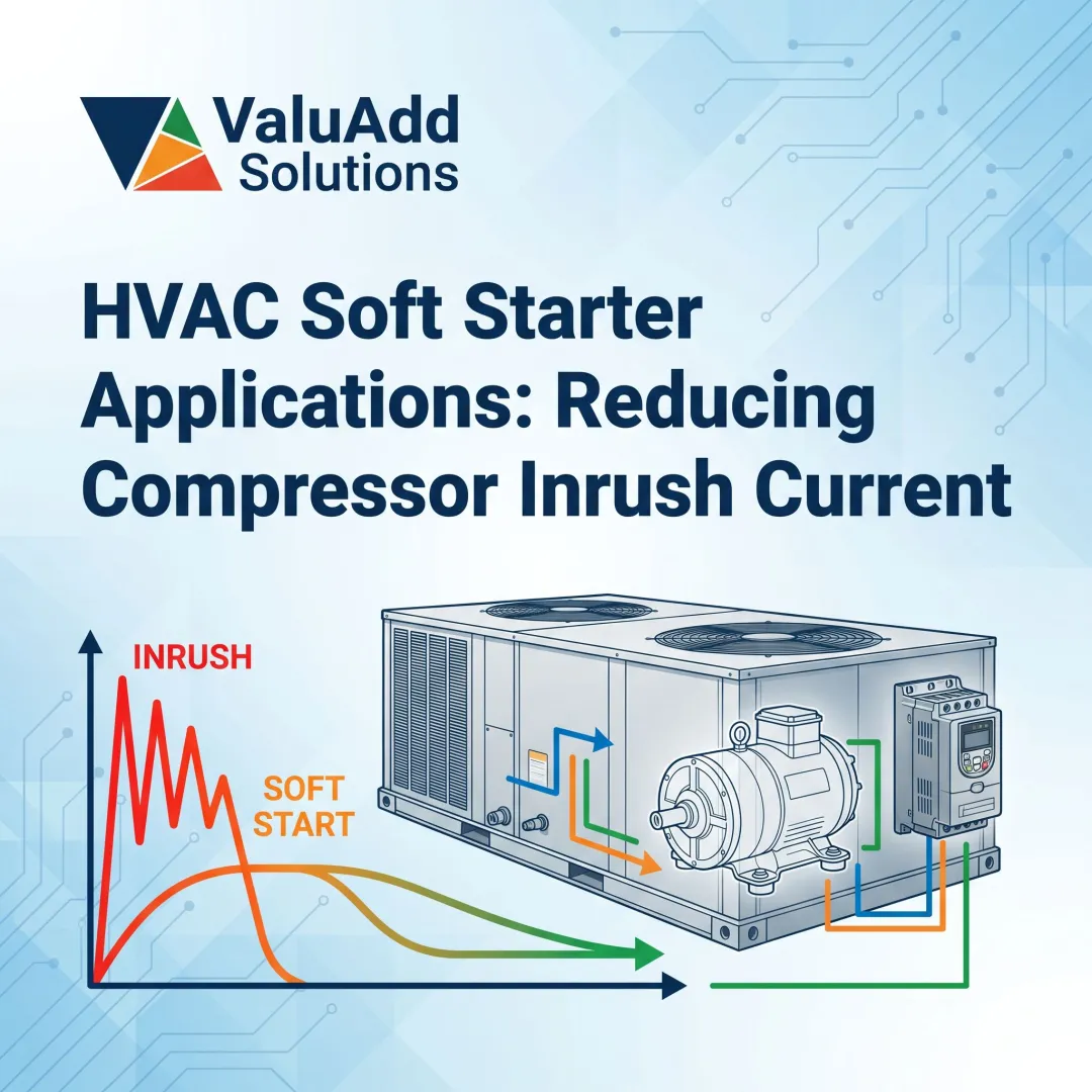 HVAC Soft Starter Applications: Reducing Compressor Inrush Current