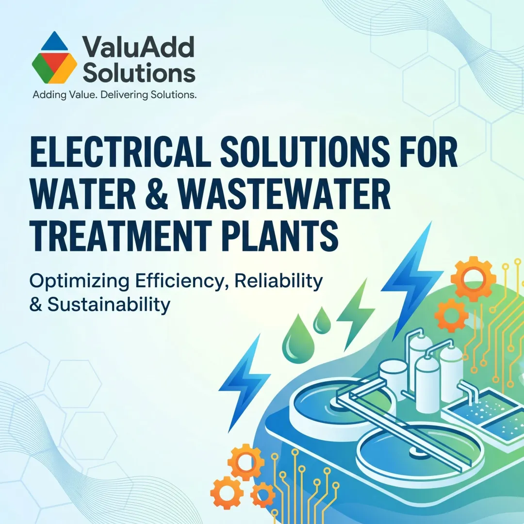 Electrical Solutions for Water & Wastewater Treatment Plants
