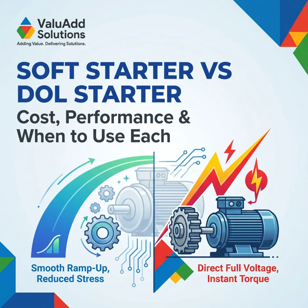 Soft Starter vs DOL Starter: Cost, Performance & When to Use Each