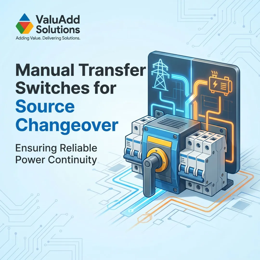 Manual Transfer Switches for Source Changeover