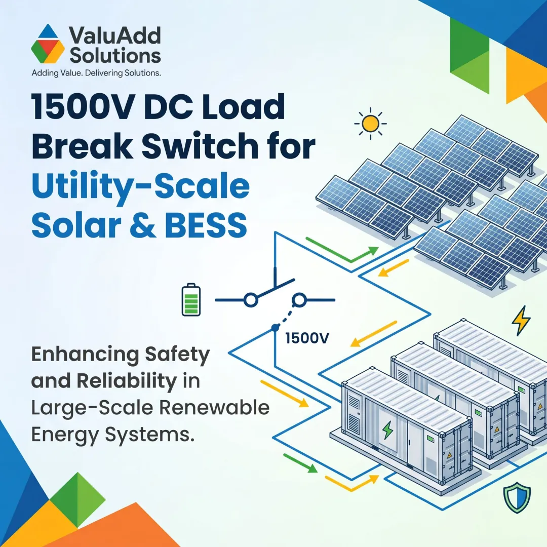 1500V DC Load Break Switch for Utility-Scale Solar & BESS