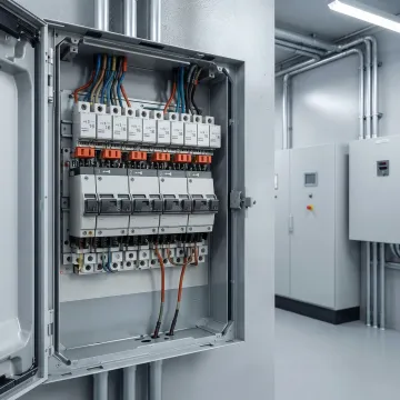Modular fused disconnect switch system with IP2X protection