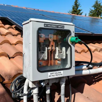 Industrial DC disconnect switch for solar PV and energy storage systems