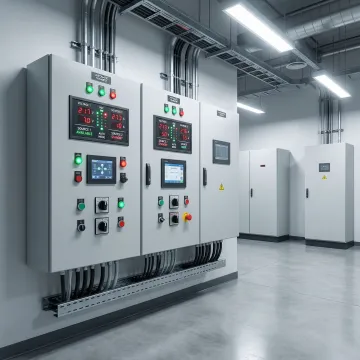 Industrial automatic transfer switch installation in North Carolina commercial facility