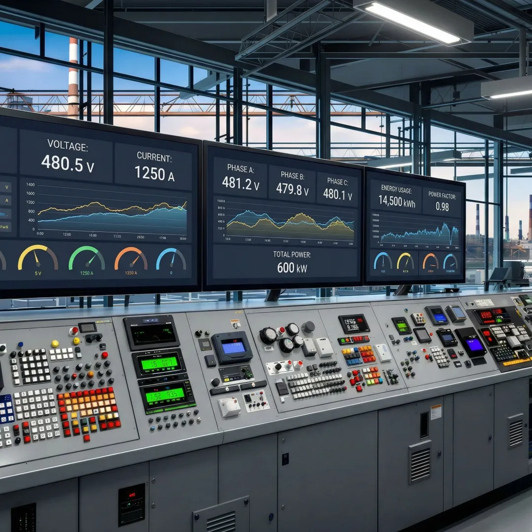 Advanced power quality monitoring equipment installed in South Carolina industrial facility