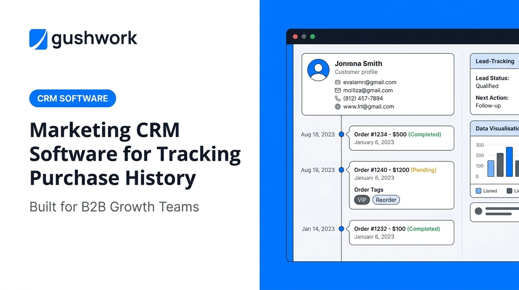 Marketing CRM Software for Tracking Purchase History