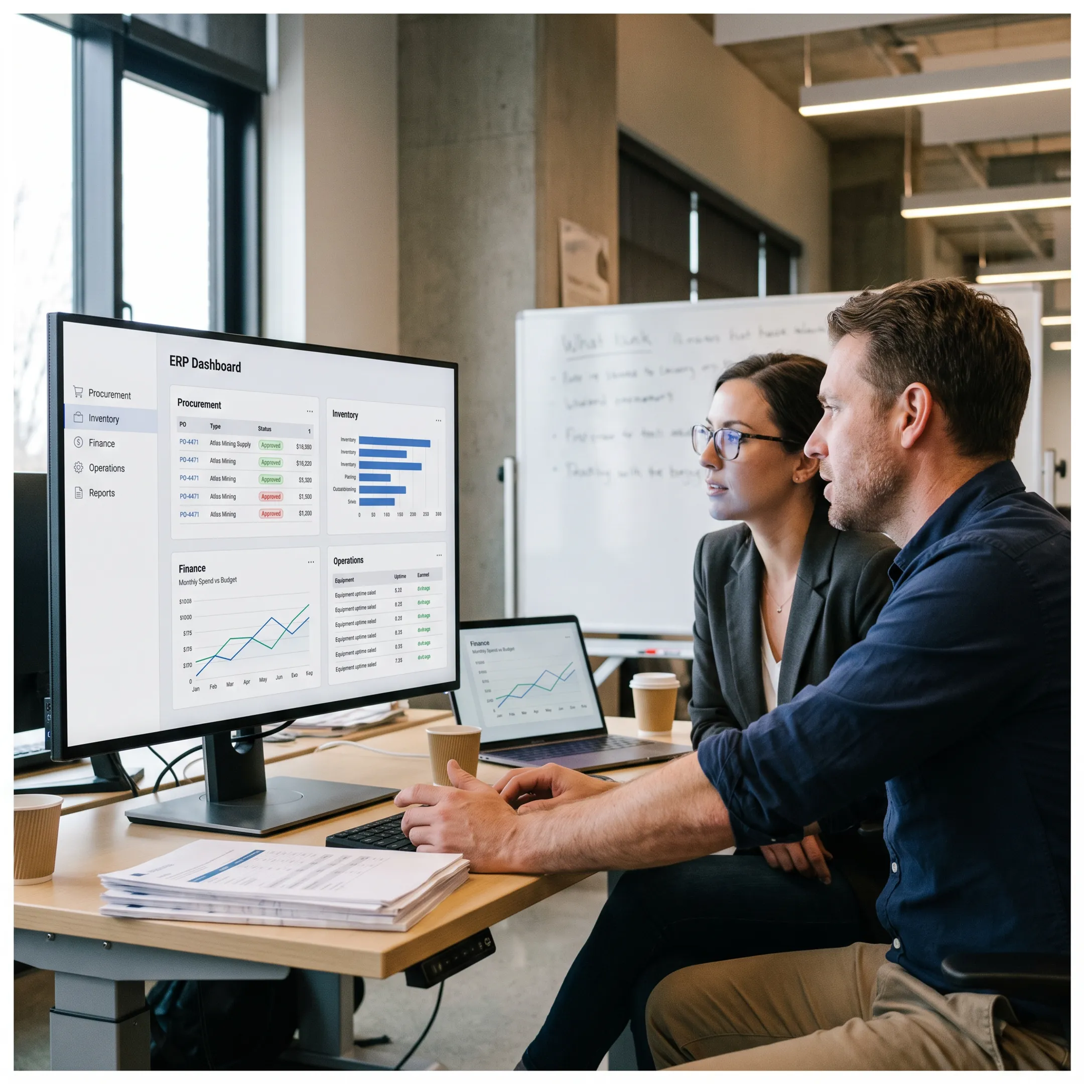 ERP software supporting mining operations